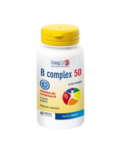 Longlife B Complex 50 T/R Integratore Vitaminico 60 Tavolette